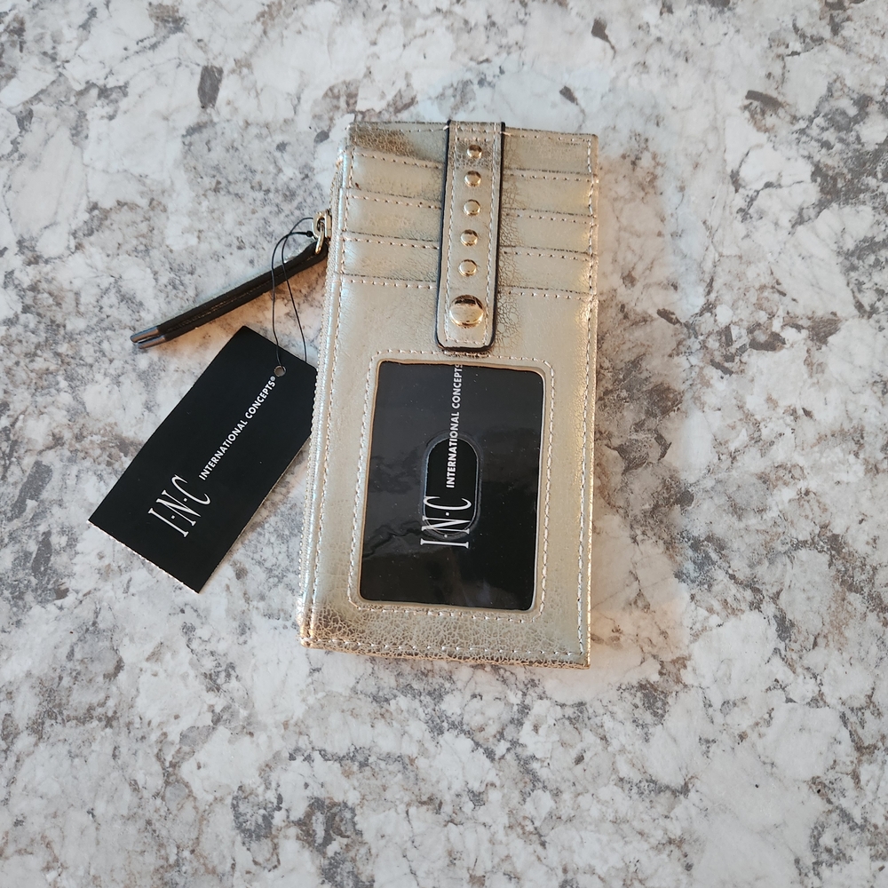 INC International Concepts Silver Wallet